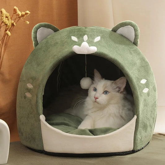 Cute Cat Shaped Cozy Pet House