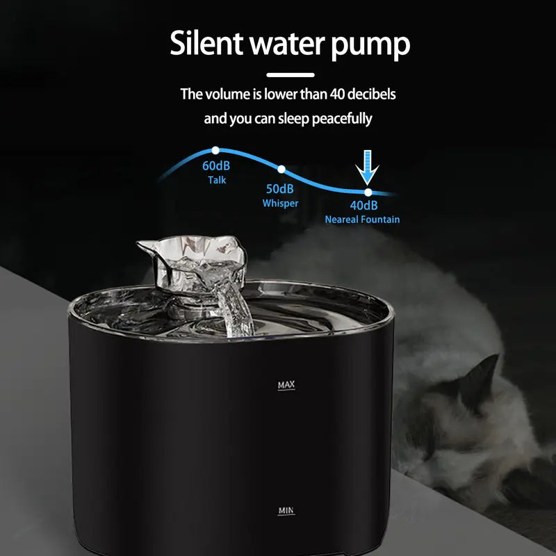 Automatic Cat Water Fountain with Filter