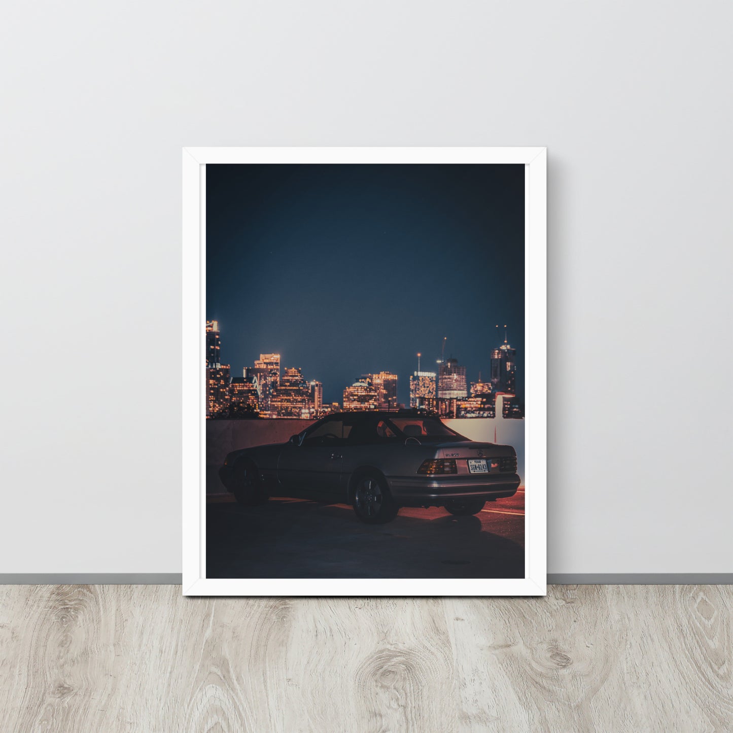 Skyline Mercedes- Framed