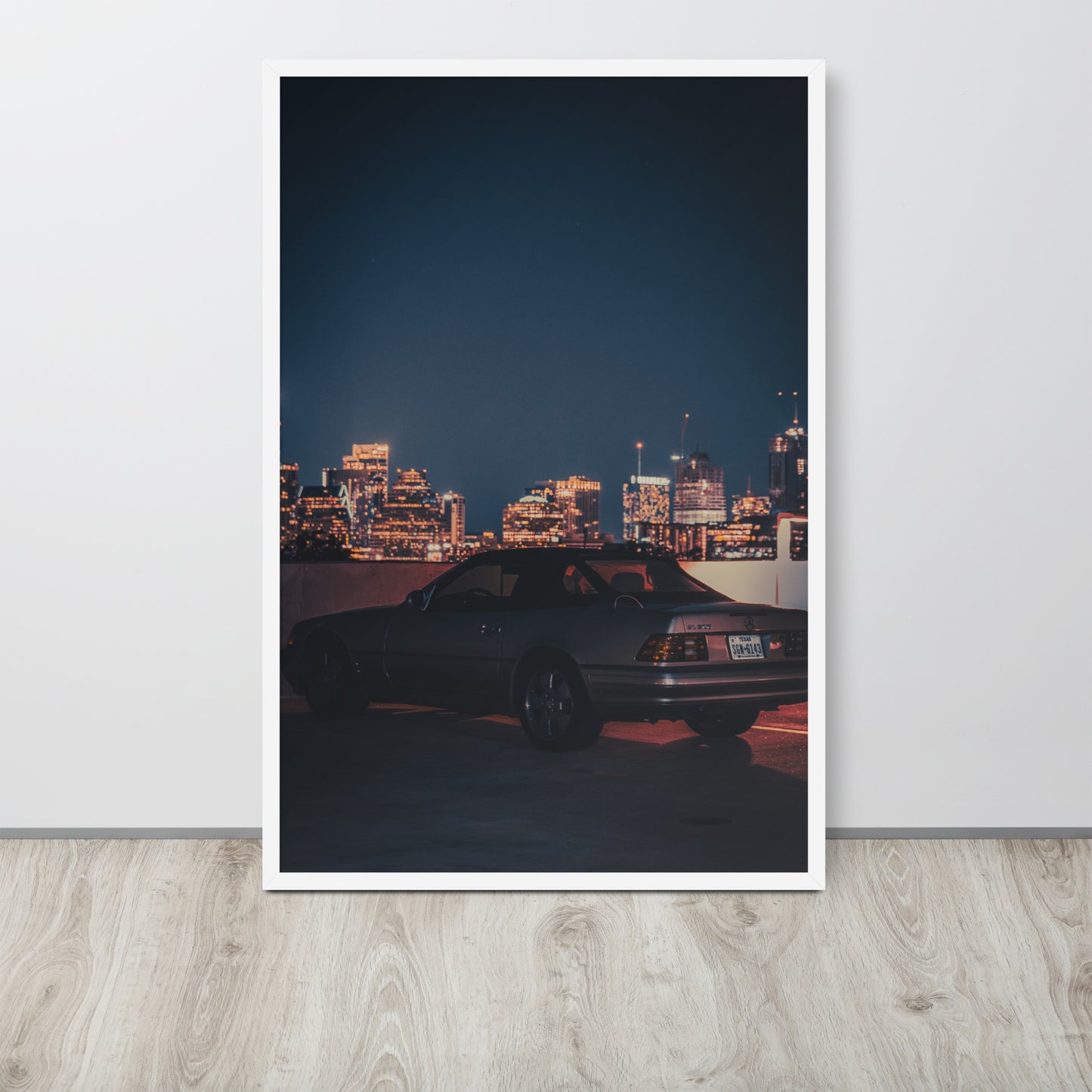 Skyline Mercedes- Framed